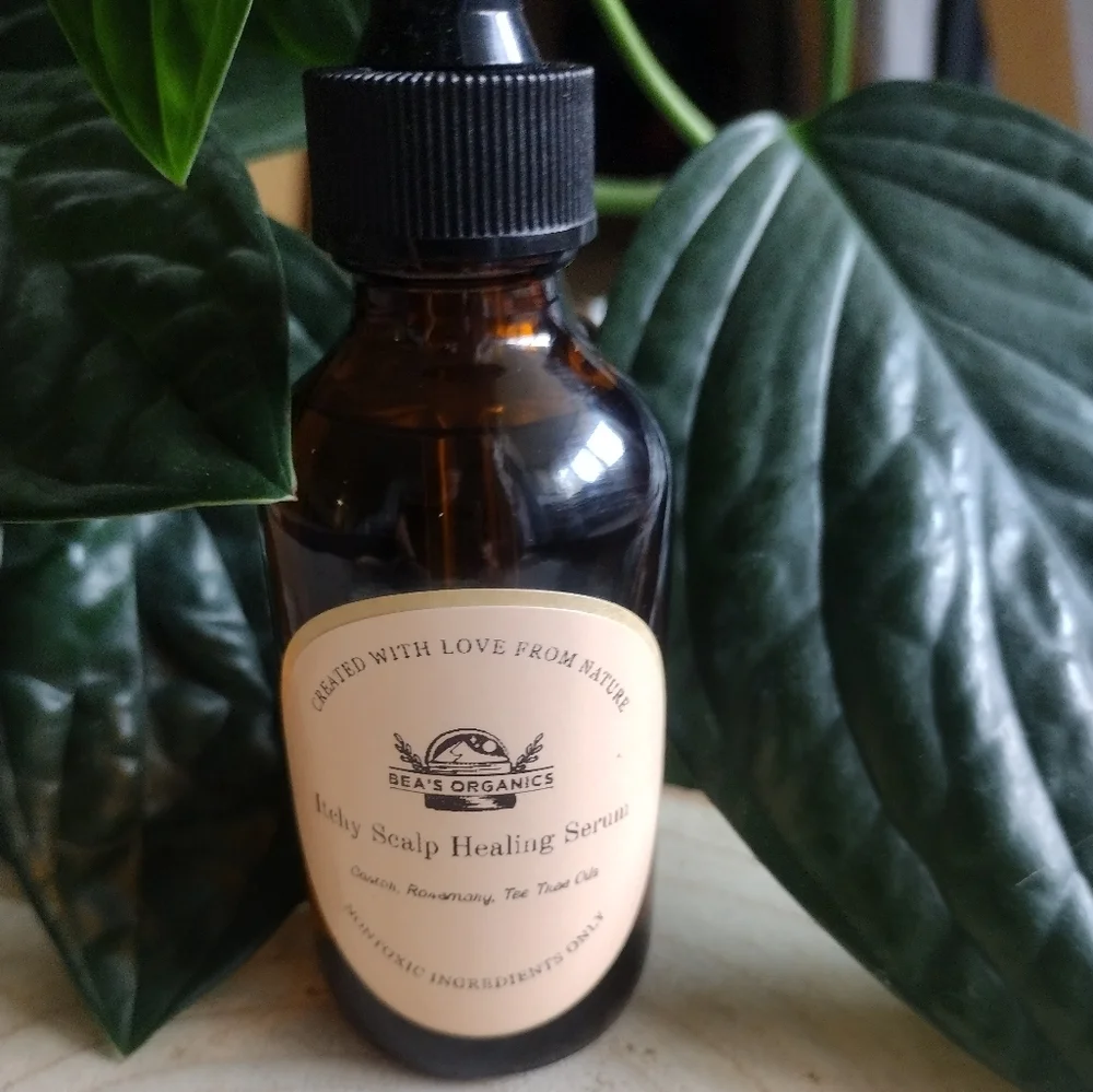 Itchy Scalp Healing Serum, dandruff, dry skin, hair loss